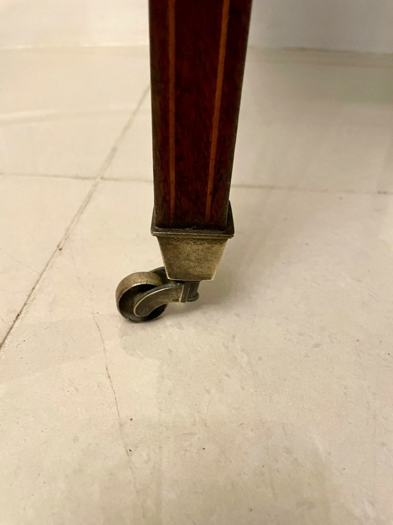 Antique George III Quality Mahogany Pembroke Table - Image 14